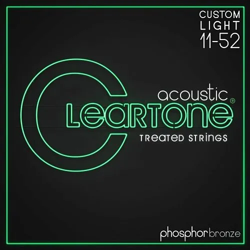 Cleartone 7411 Phosphor Bronze (11-52) Комплект струн для акустической гитары.