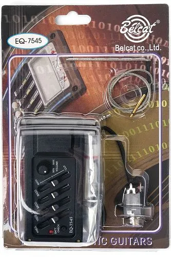 Belcat EQ-7545 Звукосниматель с 4-х полосным эквалайзером.